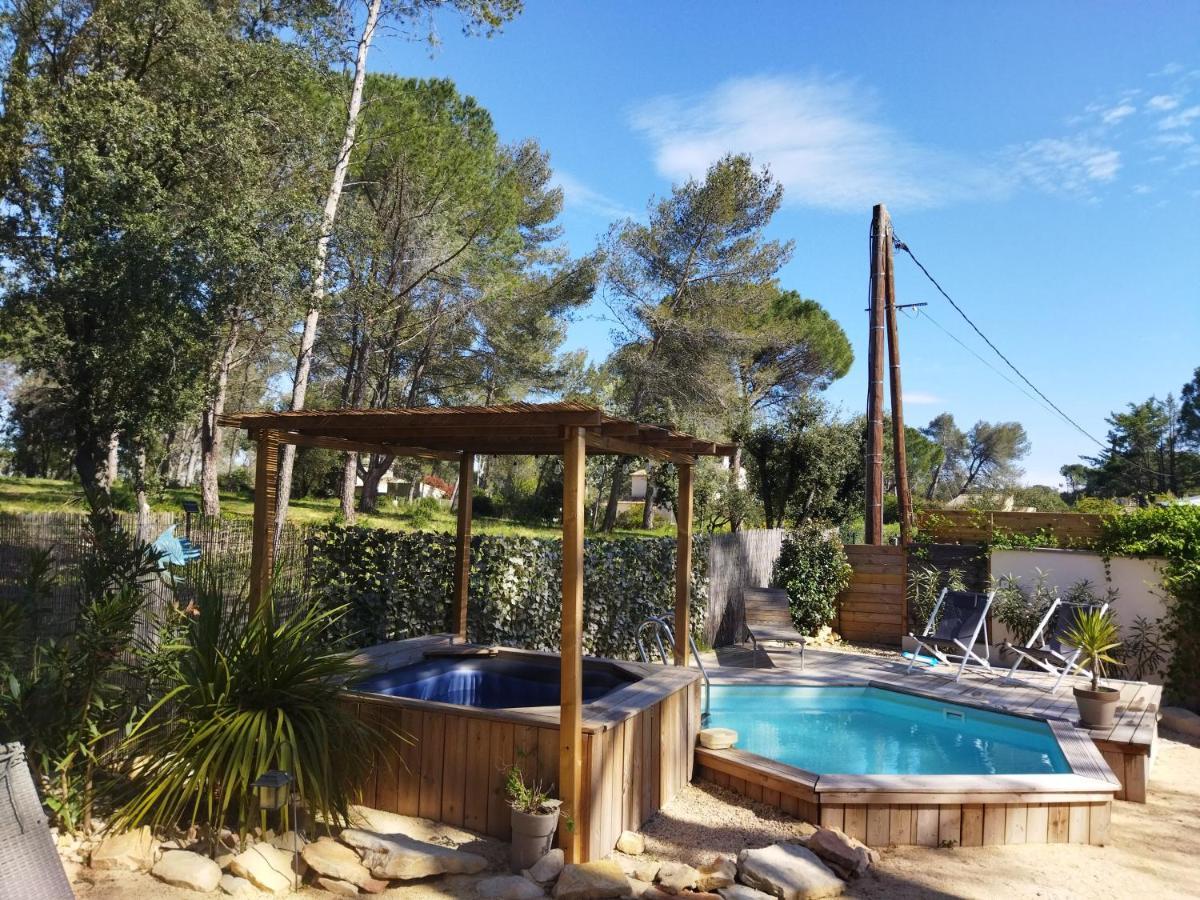 Maison 5 Personnes En Garrigue - Piscine-Spa Prive Langlade 外观 照片